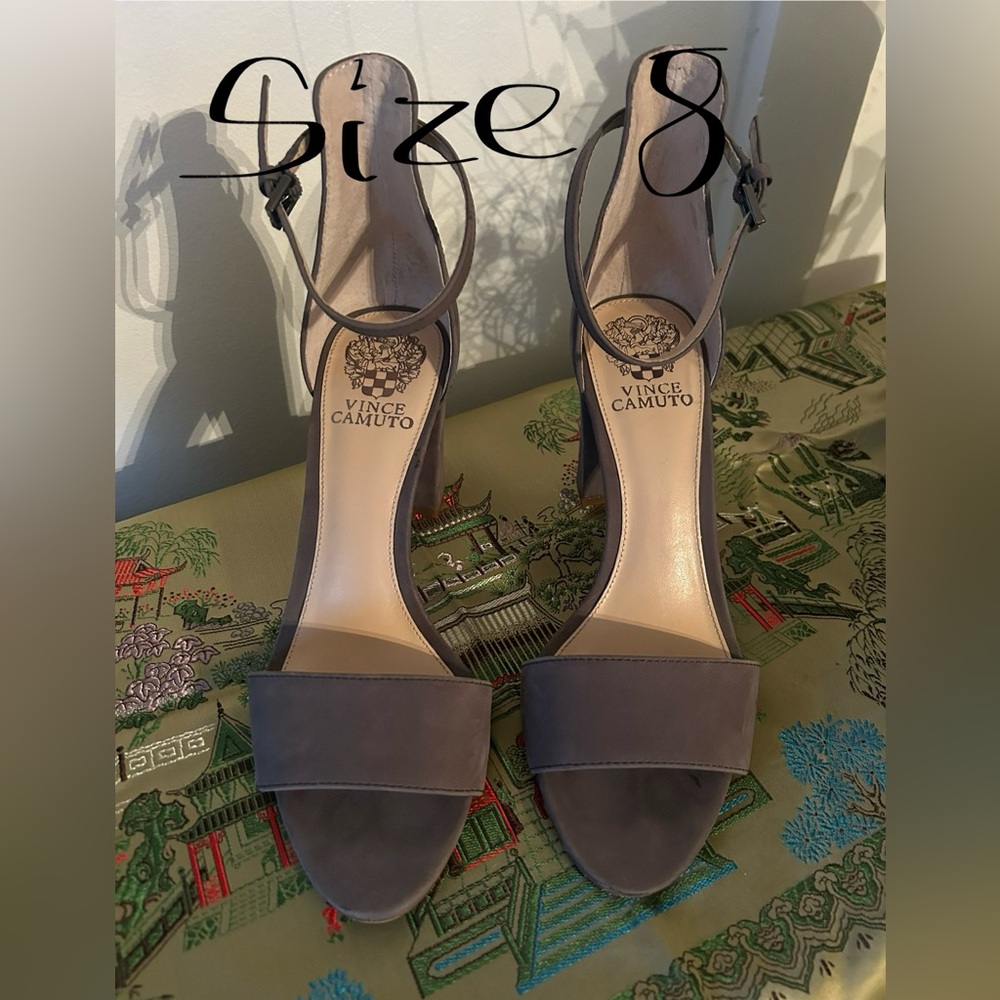Vince Camuto Taupe Heeled Sandals